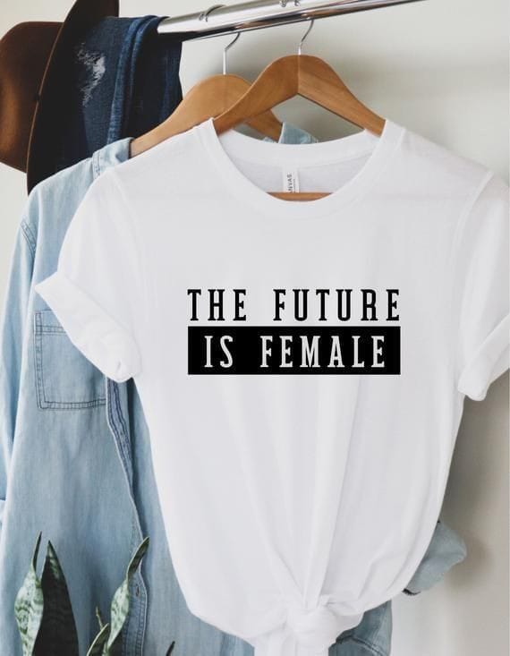 Unisex Short Sleeve T-shirt:THE FUTURE IS FEMALE Unisex Short Sleeve T-shirt:THE FUTURE IS FEMALE