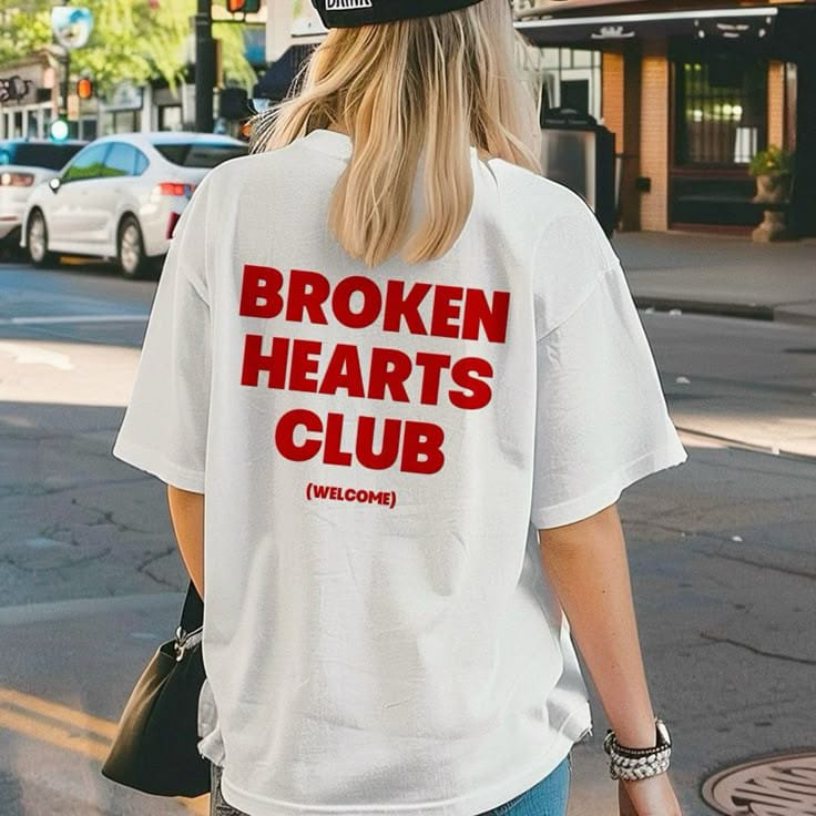 Short Sleeve T-shirt:Broken hearts club Short Sleeve T-shirt:Broken hearts club