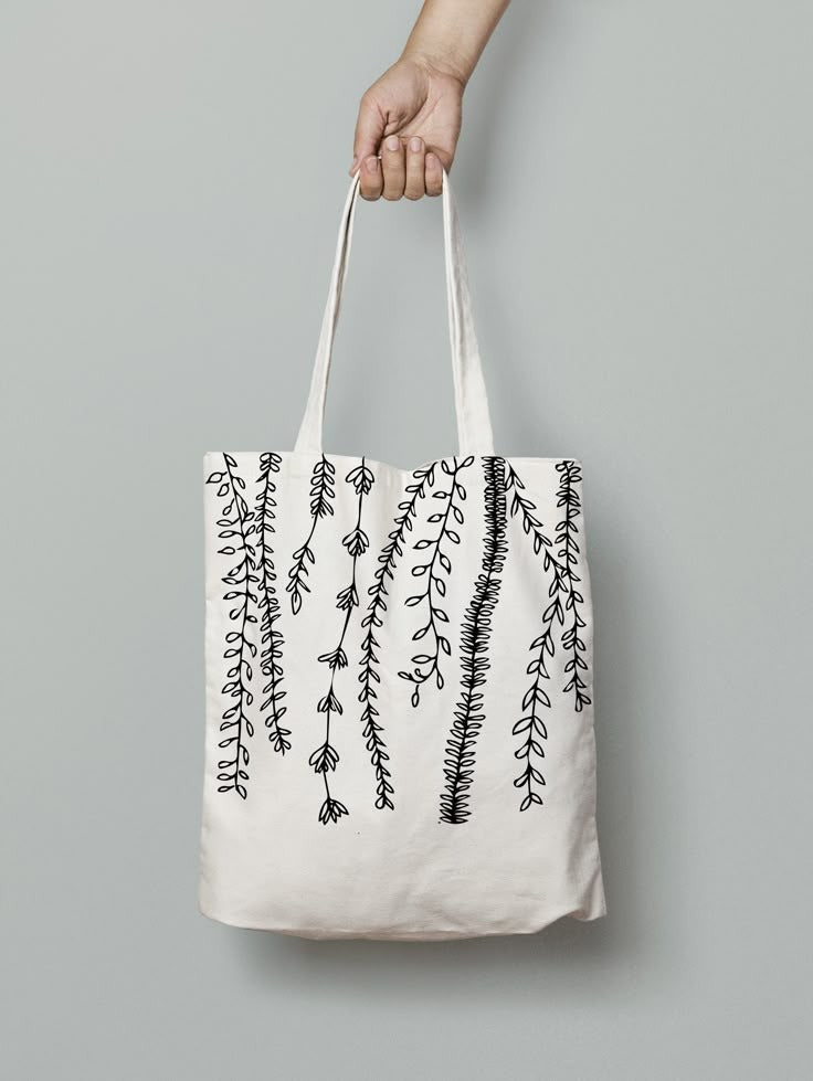Canvas Tote Bag: Flowers Canvas Tote Bag: Flowers