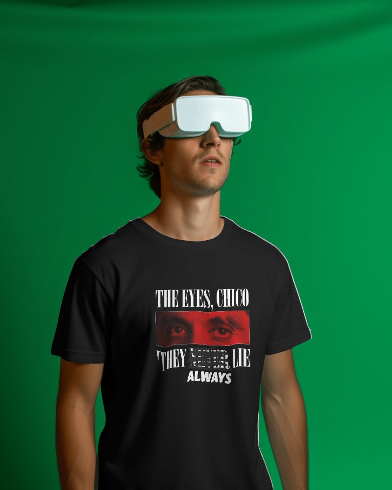 Unisex Short Sleeve T-Shirt: The Eyes Chico Unisex Short Sleeve T-Shirt: The Eyes Chico