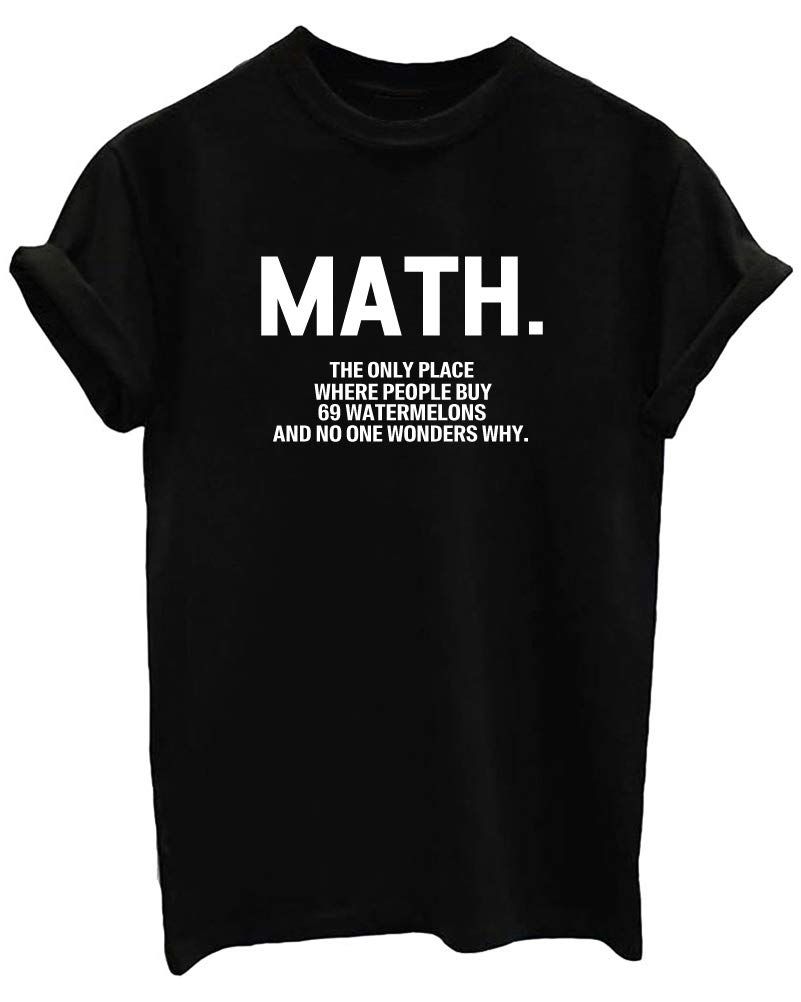 Unisex Short Sleeve T-shirt: Math Unisex Short Sleeve T-shirt: Math