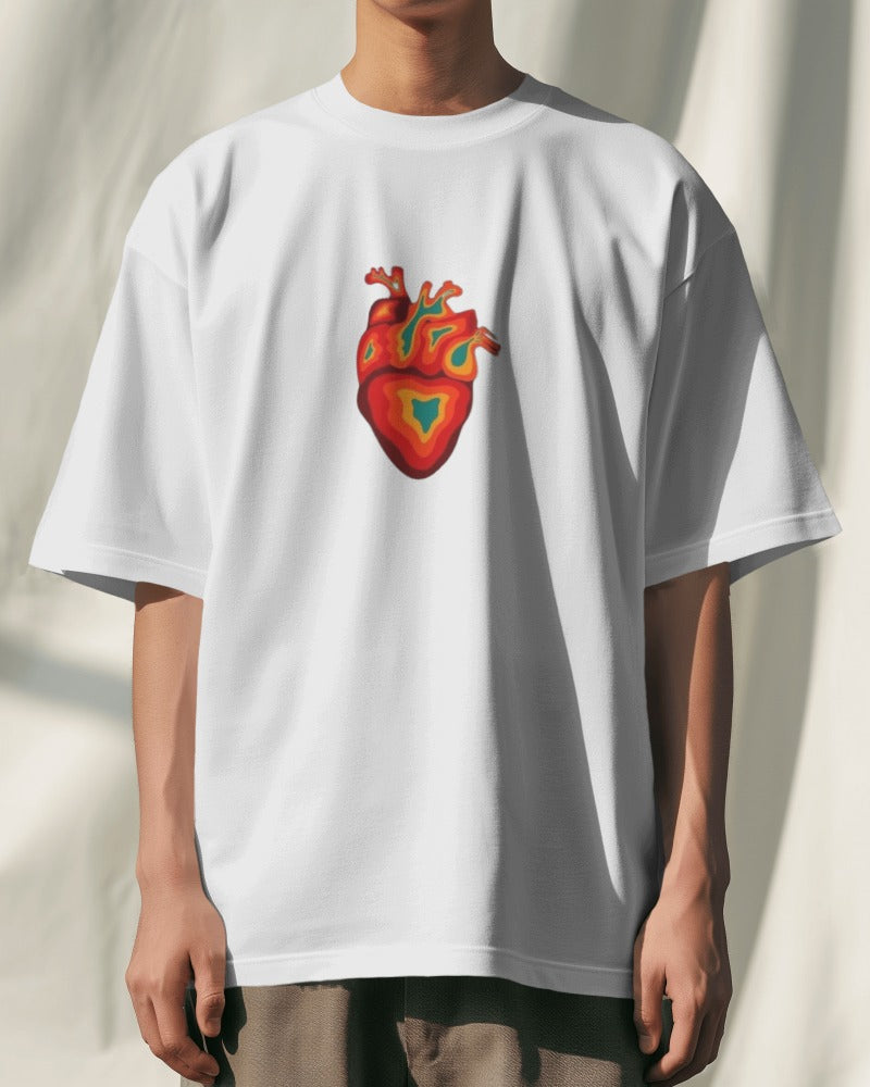 Unisex Short Sleeve T-shirt: Colorful heart Unisex Short Sleeve T-shirt: Colorful heart