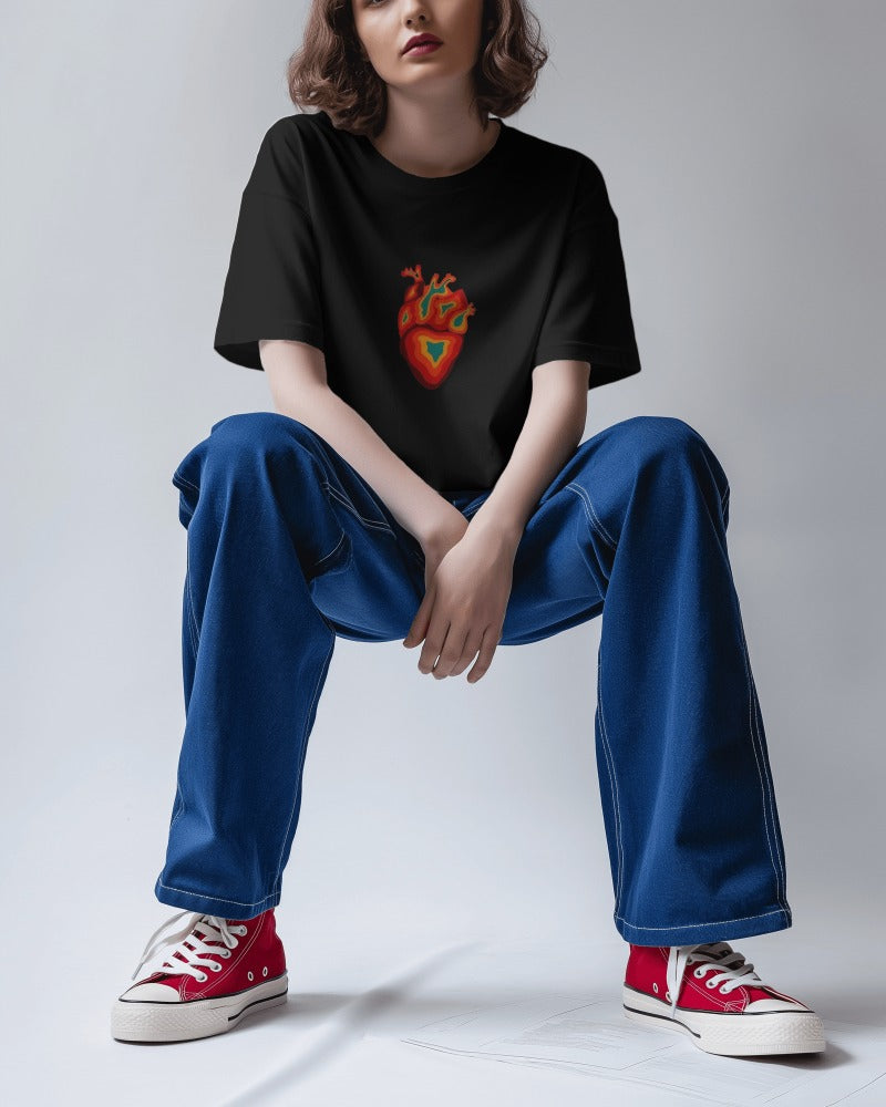 Unisex Short Sleeve T-shirt: Colorful heart Unisex Short Sleeve T-shirt: Colorful heart