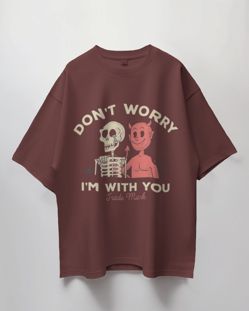 Unisex Short Sleeve T-Shirt: Devil Said Don't Worry Unisex Short Sleeve T-Shirt: Devil Said Don't Worry