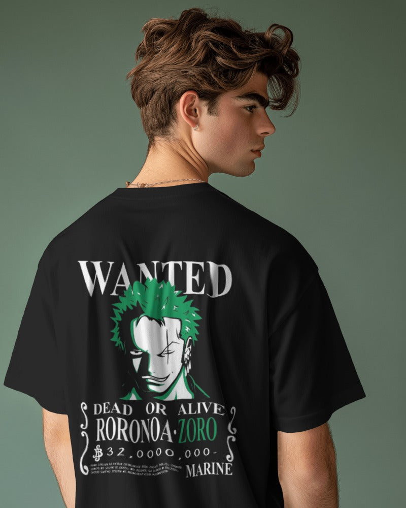 Unisex Short Sleeve T-Shirts: Roronoa Zoro Poster Unisex Short Sleeve T-Shirts: Roronoa Zoro Poster