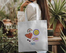 Canvas Tote Bag: YAY